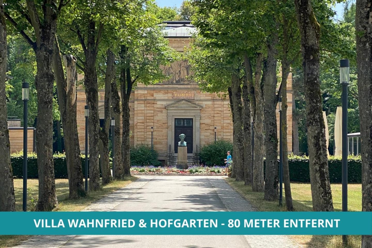 Apartment Wahnfried No1 - zentrales Wohnen mit Küche, Duschbad und Balkon Bayreuth Exterior foto